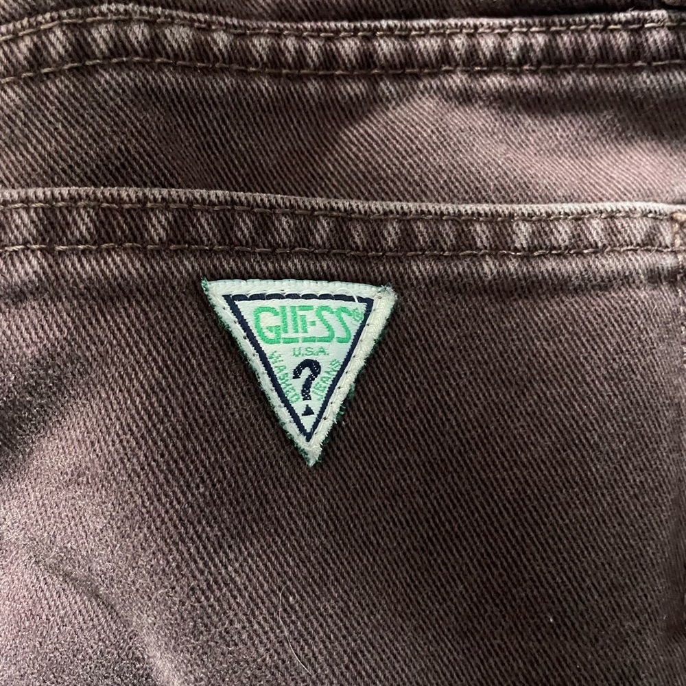 guess jeans brown